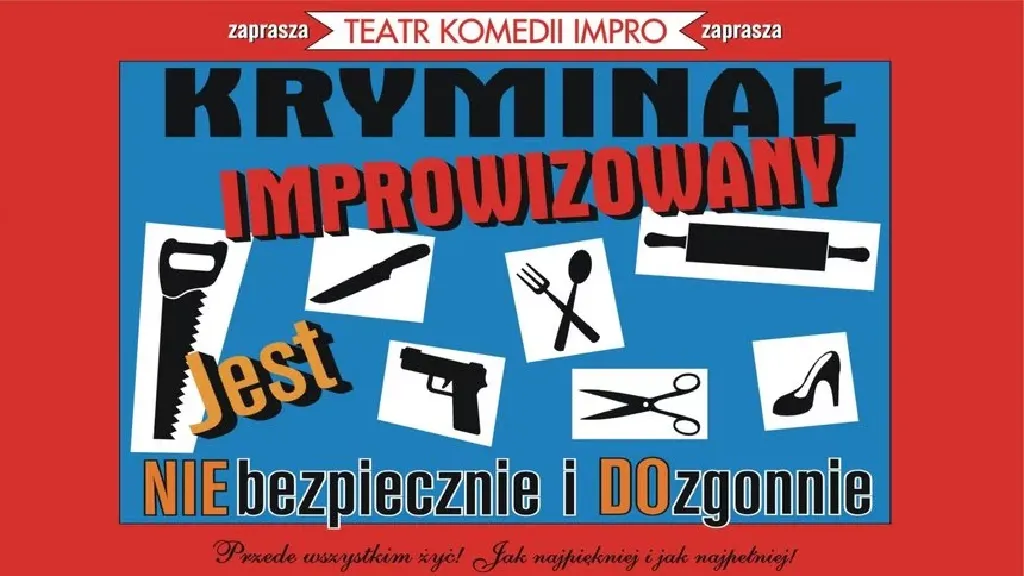 Kryminał improwizowany – spektakl Teatru Komedii Impro