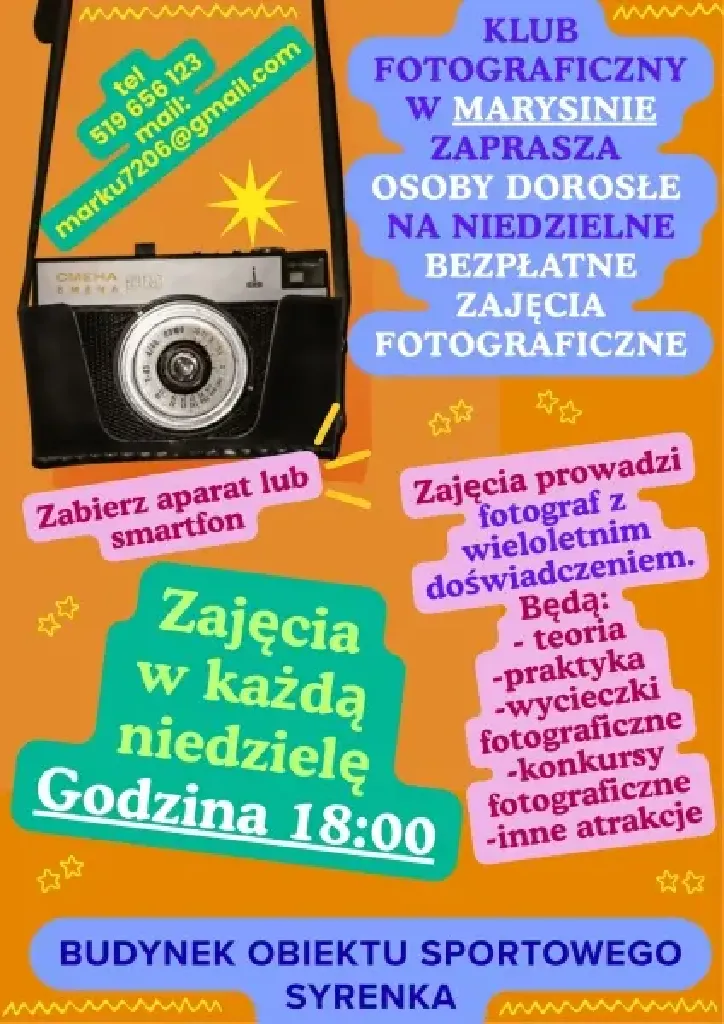 Klub Fotograficzny – warsztaty dla dorosłych