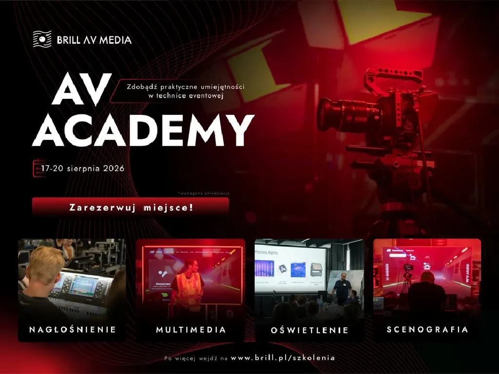 Brill AV Academy – warsztaty dla techników eventowych