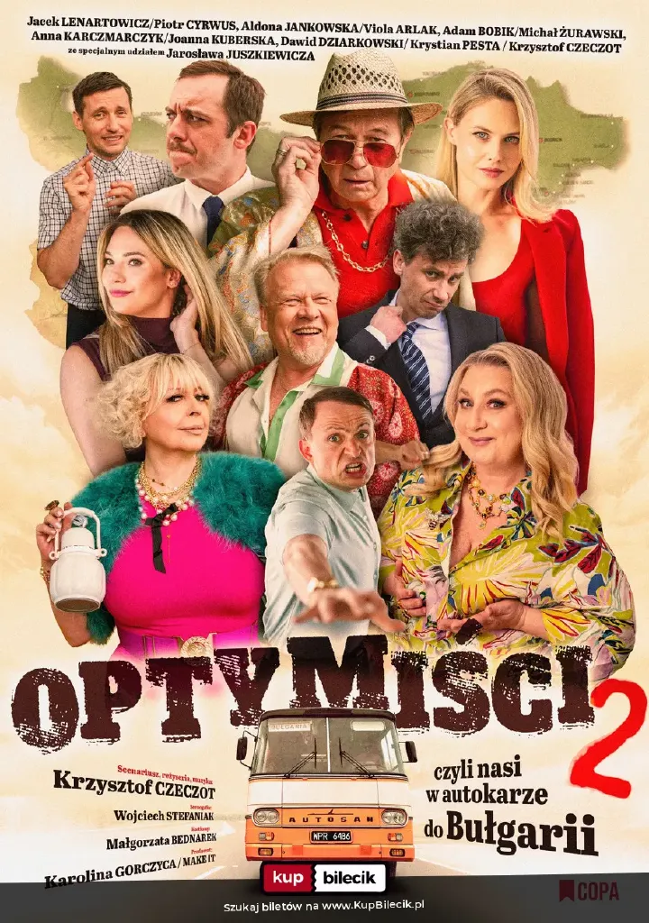 Optymiści 2 – komedia w autokarze do Bułgarii