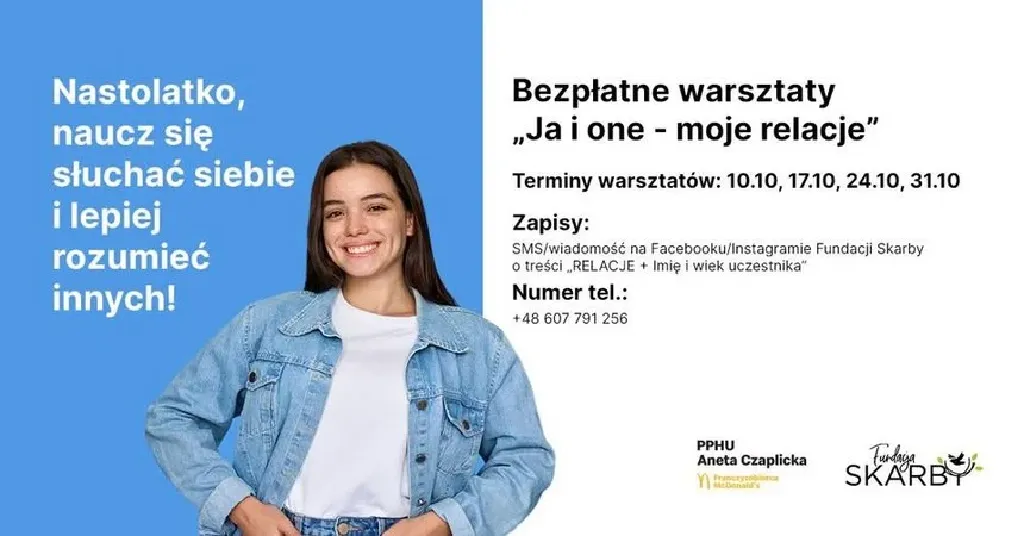 Ja i One – Moje relacje – warsztaty dla nastolatek