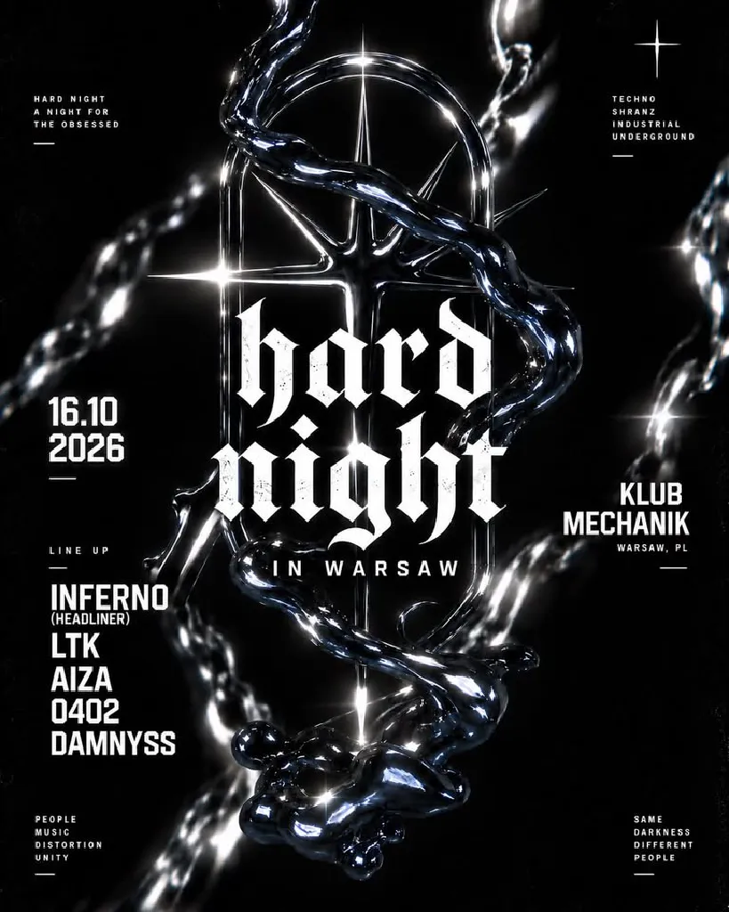 HARD NIGHT WARSAW: INFERNO – impreza hard industrial