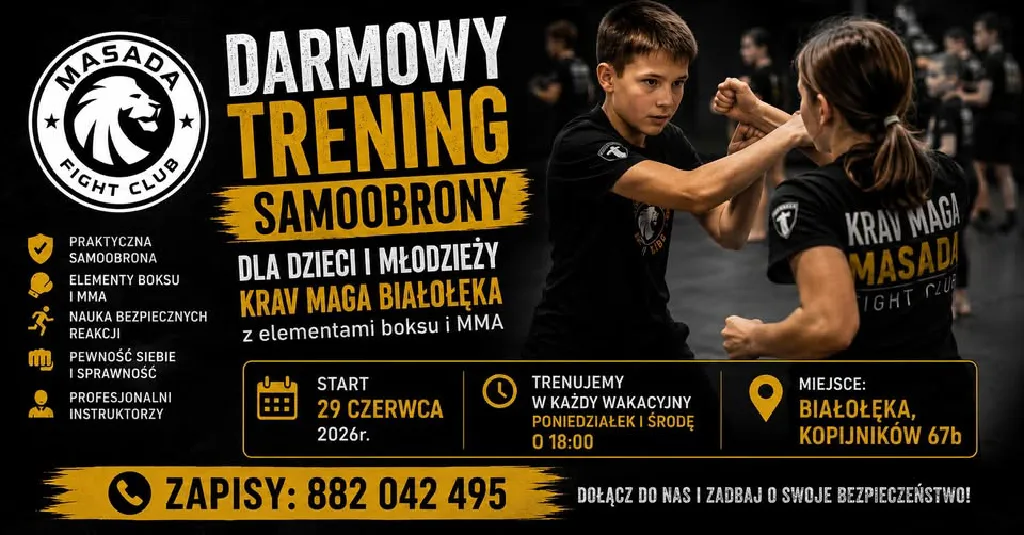 Trening samoobrony dla dzieci i młodzieży