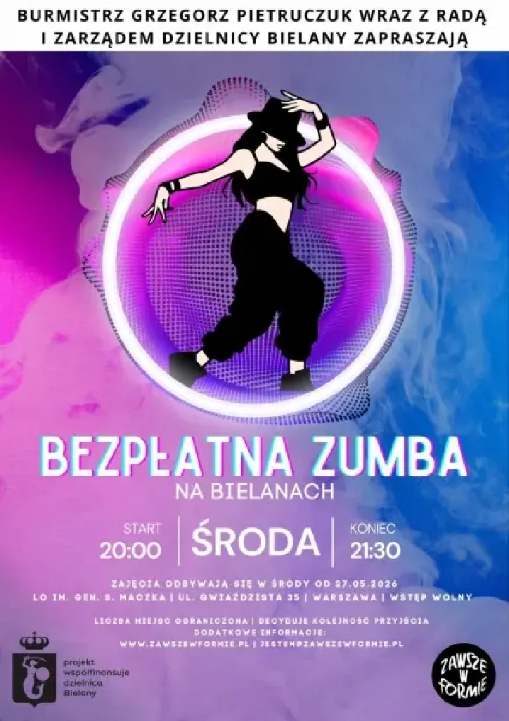 Zumba – zajęcia sportowe na Bielanach