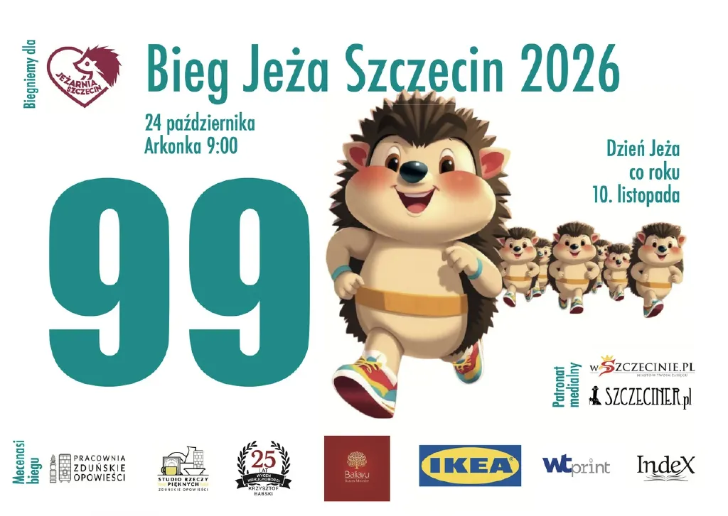 Bieg Jeża 2026 – w ramach Parkrun Szczecin