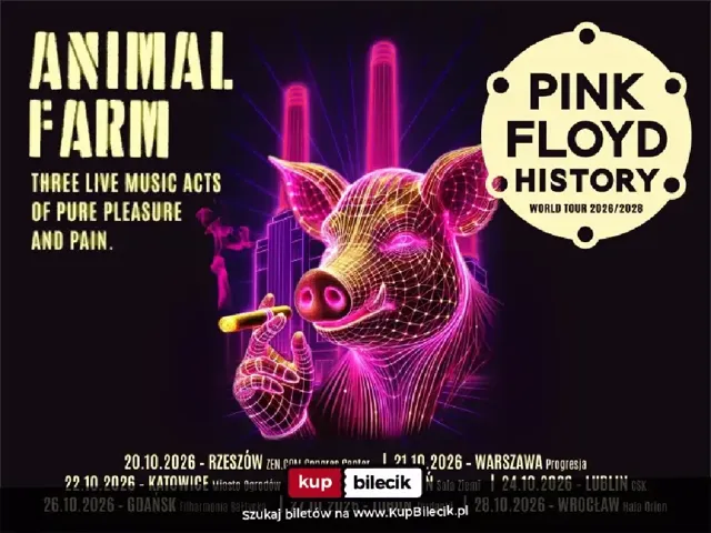 Pink Floyd History – Animal Farm World Tour 2026