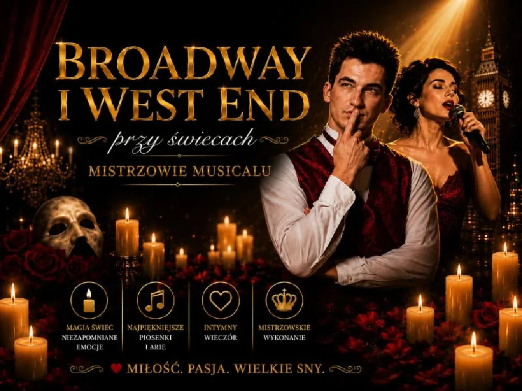 Broadway i West End przy świecach – Mistrzowie Musicalu