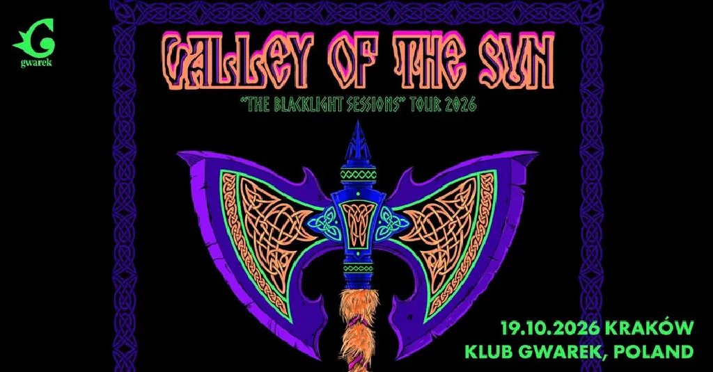 Valley of the Sun i Only Sons – koncert w Klubie Gwarek