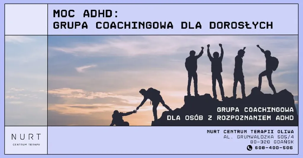 MOC ADHD – grupa coachingowa dla dorosłych