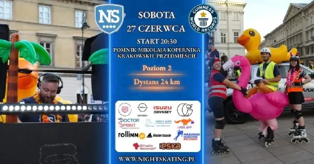 Nightskating Warszawa – Ibiza Party