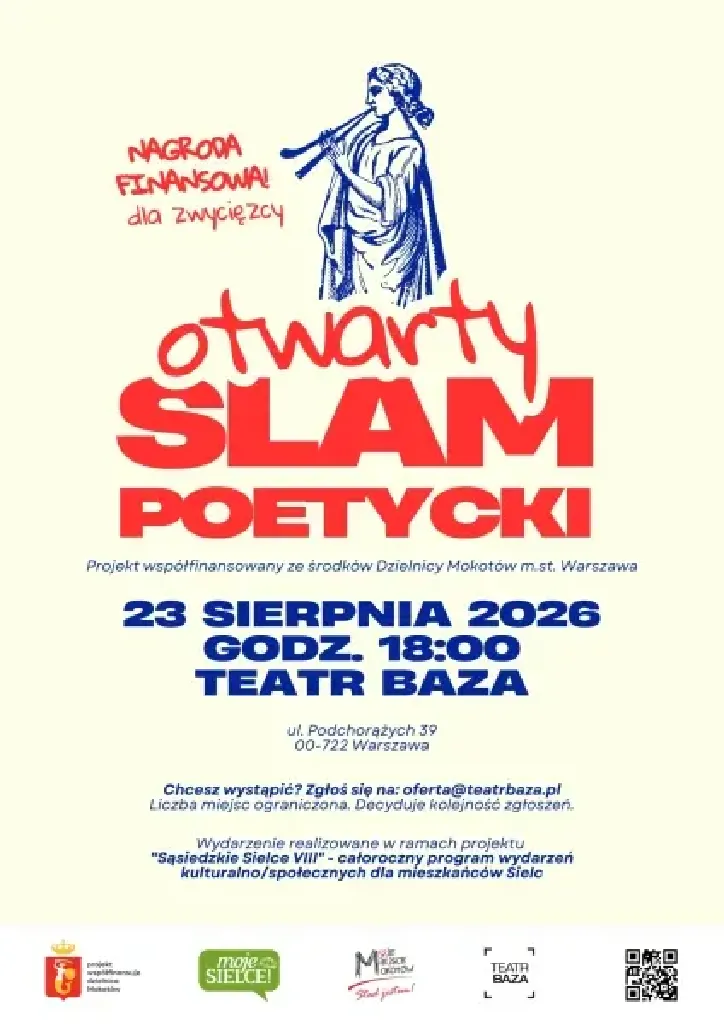 Drugi Otwarty Slam Poetycki – Teatr Baza