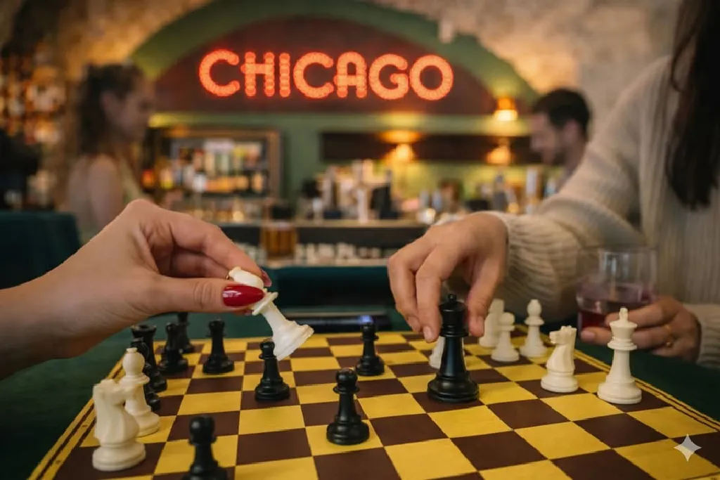Szachowe poniedziałki w Chicago Bar