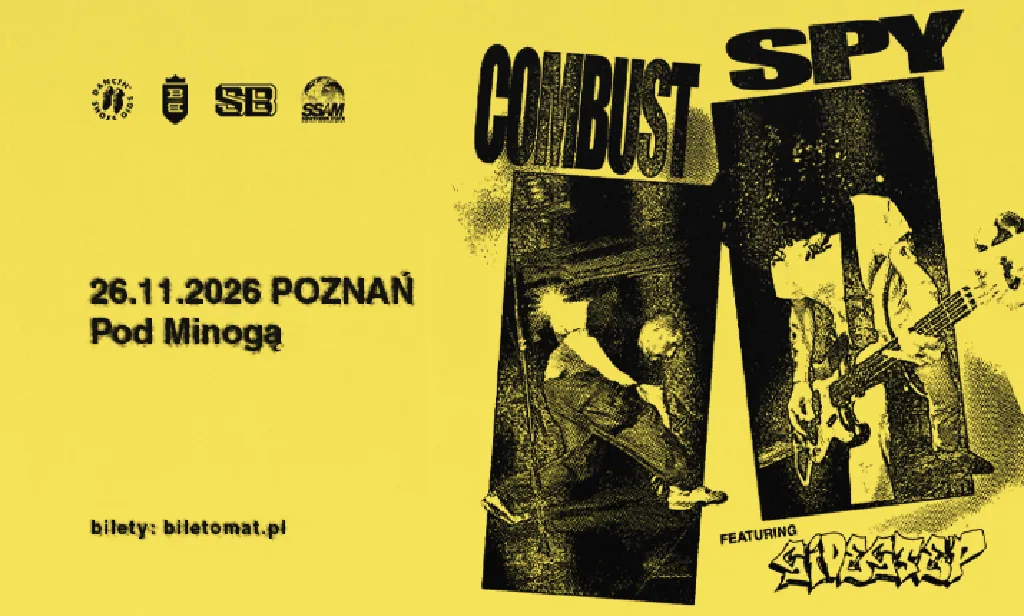 SPY, COMBUST i SIDESTEP – koncert hardcore