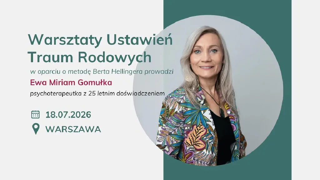 Warsztaty Ustawień Traum Rodowych – metoda Berta Hellingera