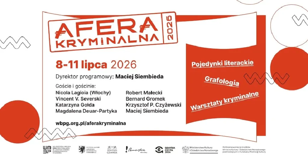 Afera Kryminalna 2026 – festiwal literatury