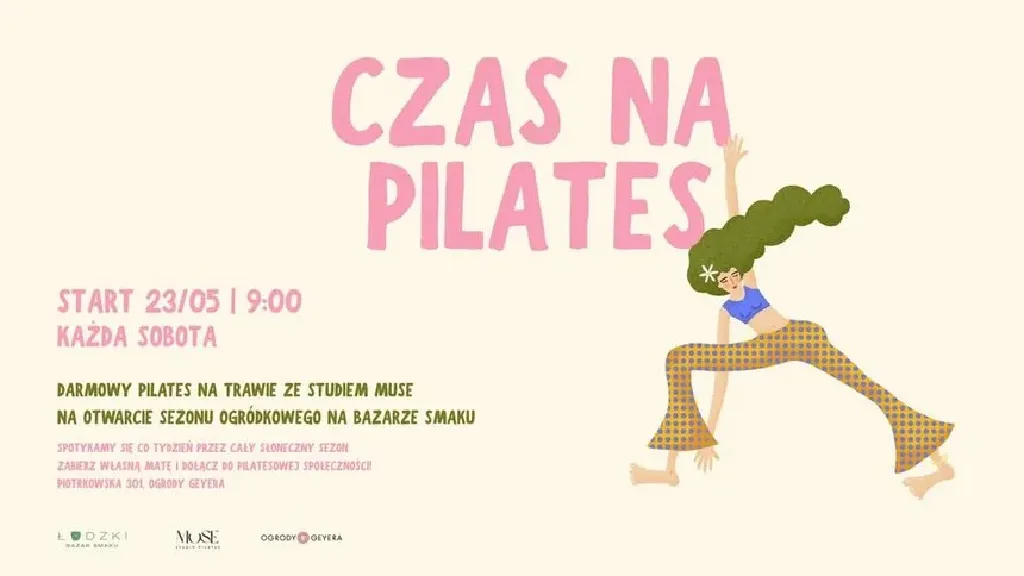 Pilates – sobotnie zajęcia w Ogrodach Geyera