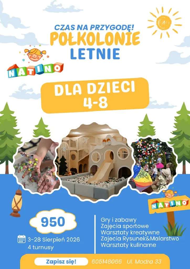 Letnia przygoda – półkolonie dla dzieci