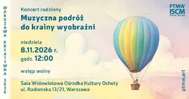 Muzyczna podróż do krainy wyobraźni – koncert rodzinny