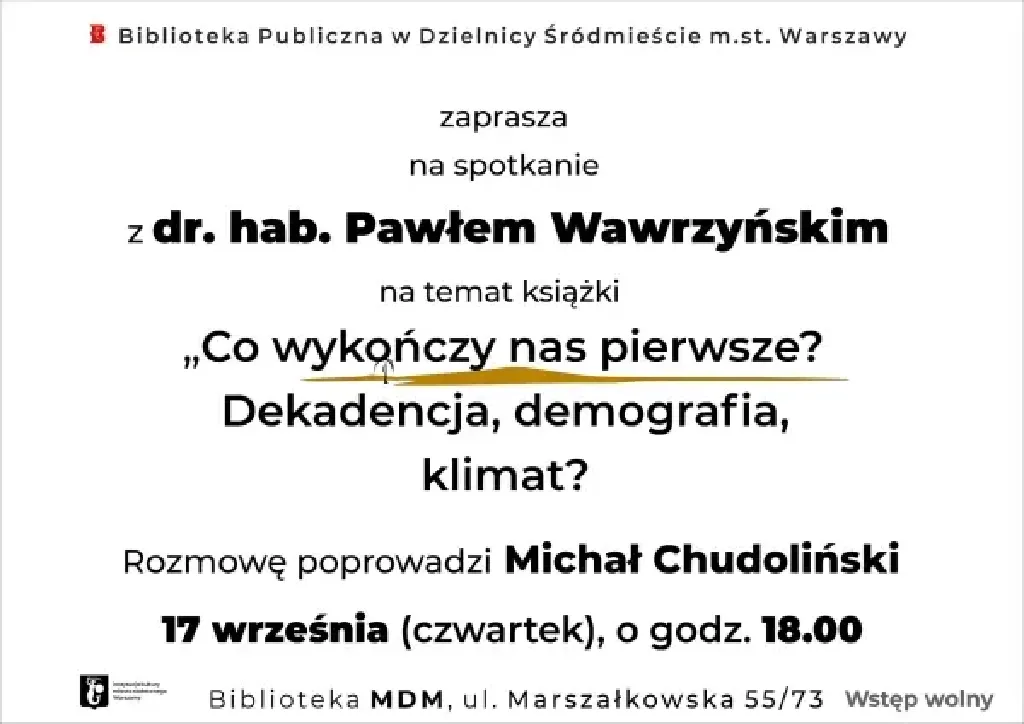 Spotkanie z dr. hab. Pawłem Wawrzyńskim
