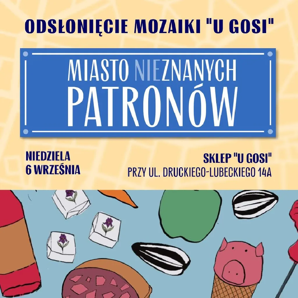 Odsłonięcie mozaiki „u Gosi”