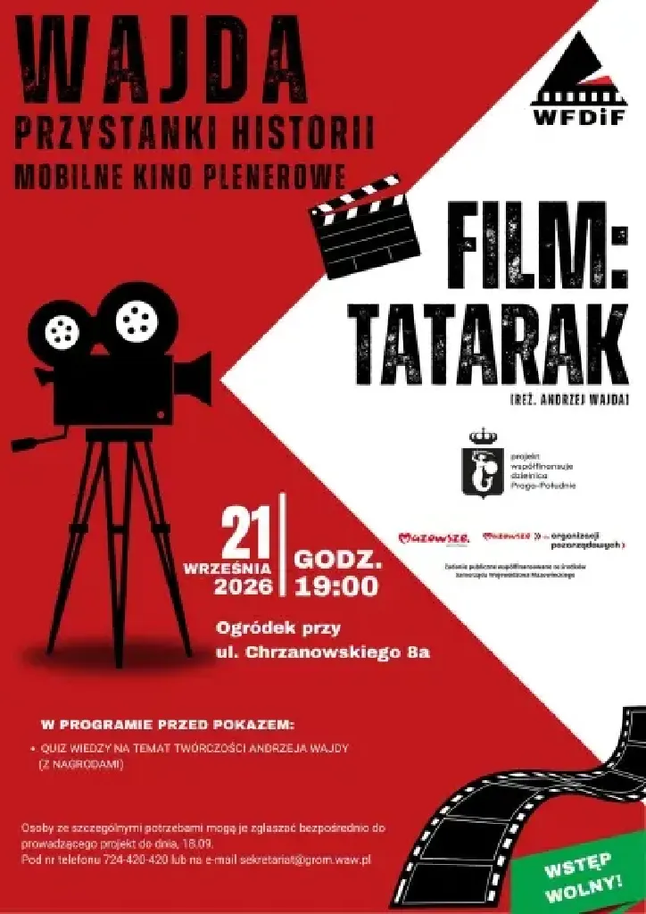 Tatarak – plenerowy pokaz filmu w ramach cyklu Wajda: Przystanki Historii
