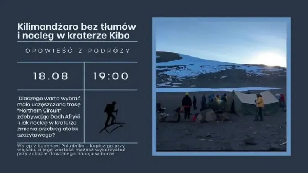 Wyprawa na Dach Afryki – spotkanie podróżnicze