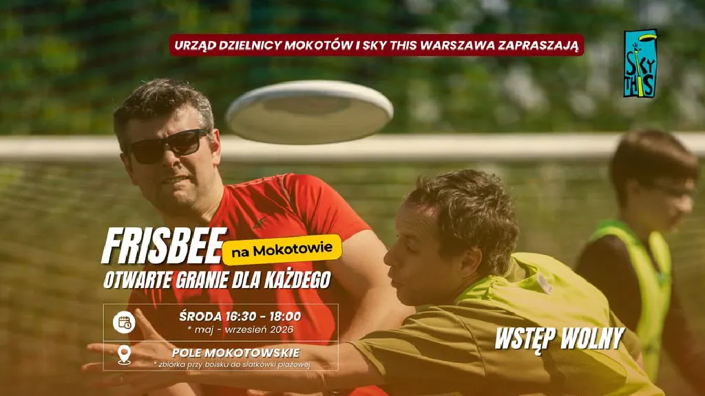 Frisbee na Mokotowie – otwarte granie