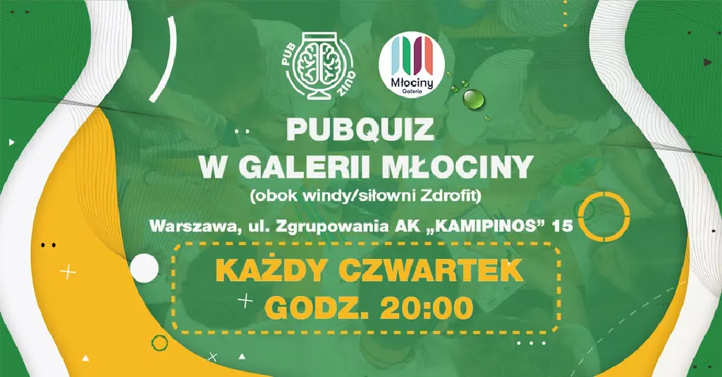 PubQuiz w Galerii Młociny – drużynowy quiz z nagrodami