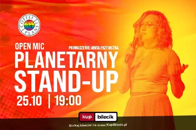 Planetarny Stand-Up Open Mic – komediowy wieczór