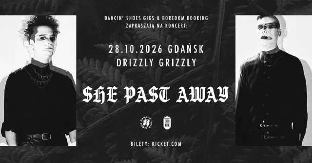 She Past Away i Shadows Hold – koncert dark-wave