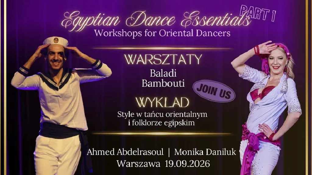 Egyptian Dance Essentials – warsztaty i wykład