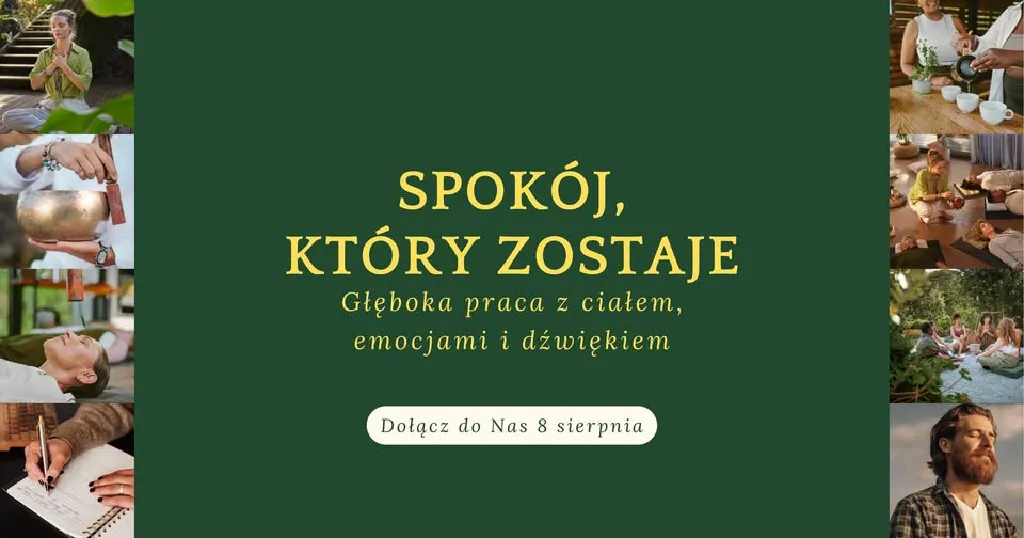 Spokój, który zostaje – warsztaty pracy z emocjami