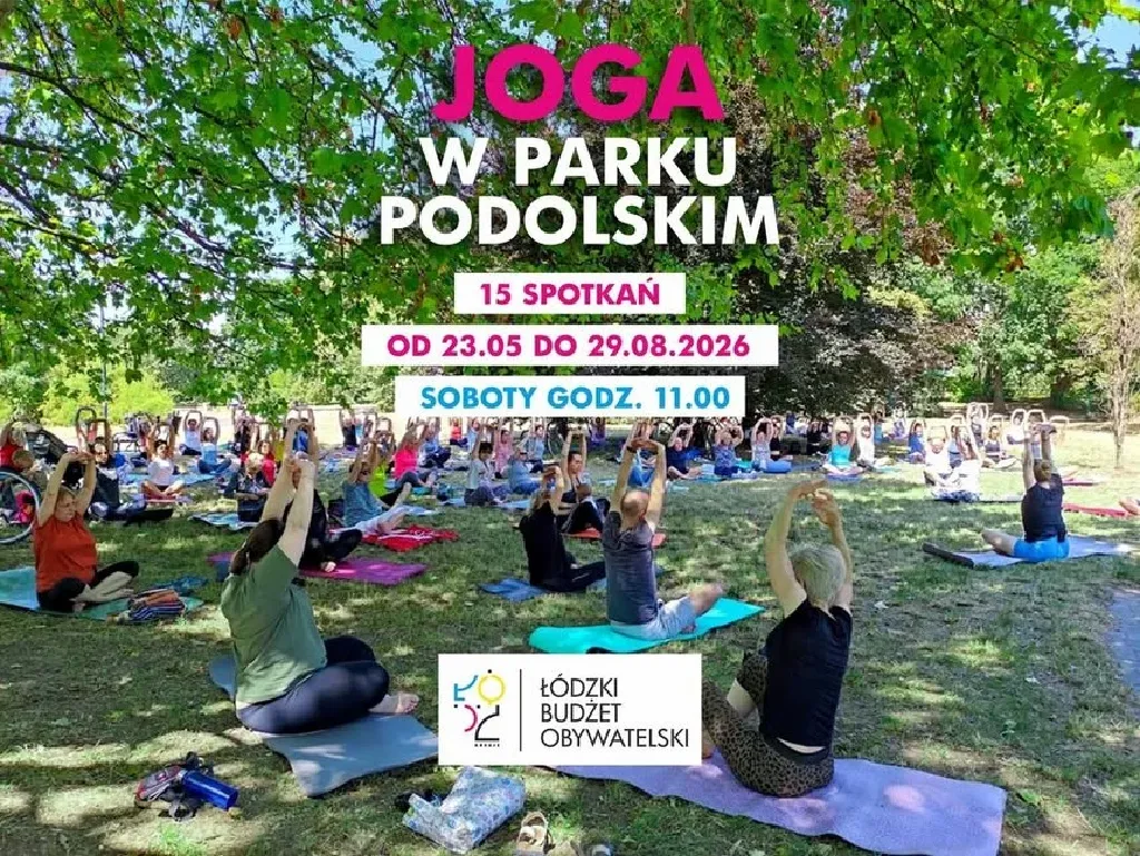 Joga w Parku Podolskim