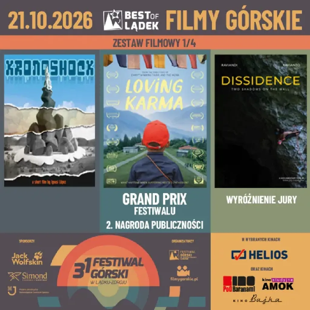 Best of Lądek – pokaz filmów górskich w Helios Sport