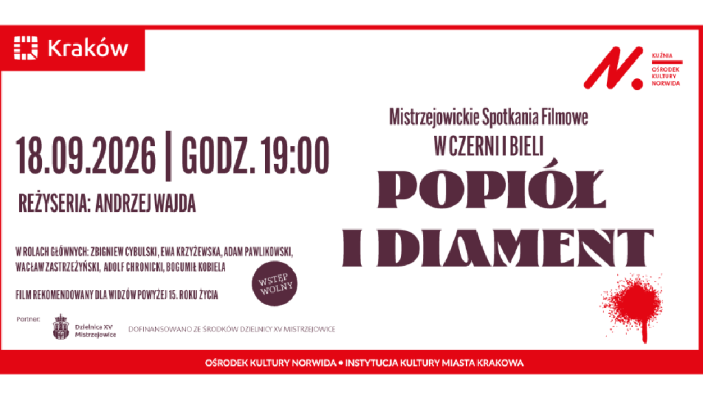 Popiół i diament – pokaz filmowy