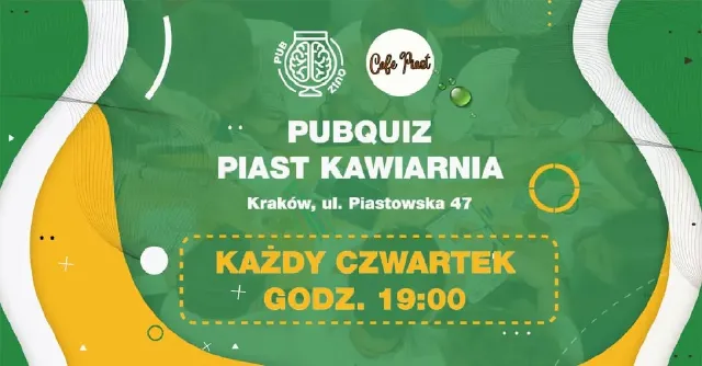 PubQuiz w Piast Kawiarnia – drużynowy quiz z nagrodami