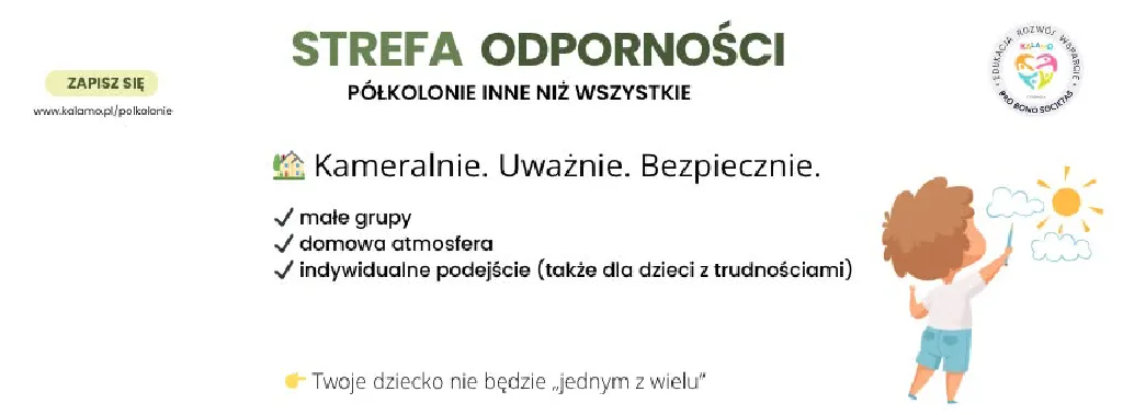 Półkolonie „Strefa Odporności” dla młodzieży