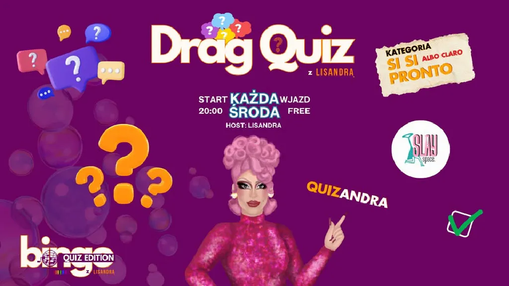 Drag Quiz z Lisandrą – quiz pubowy