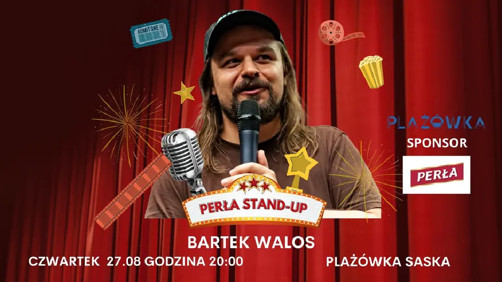 Perła Stand-up na plaży Saska – Bartek Walos