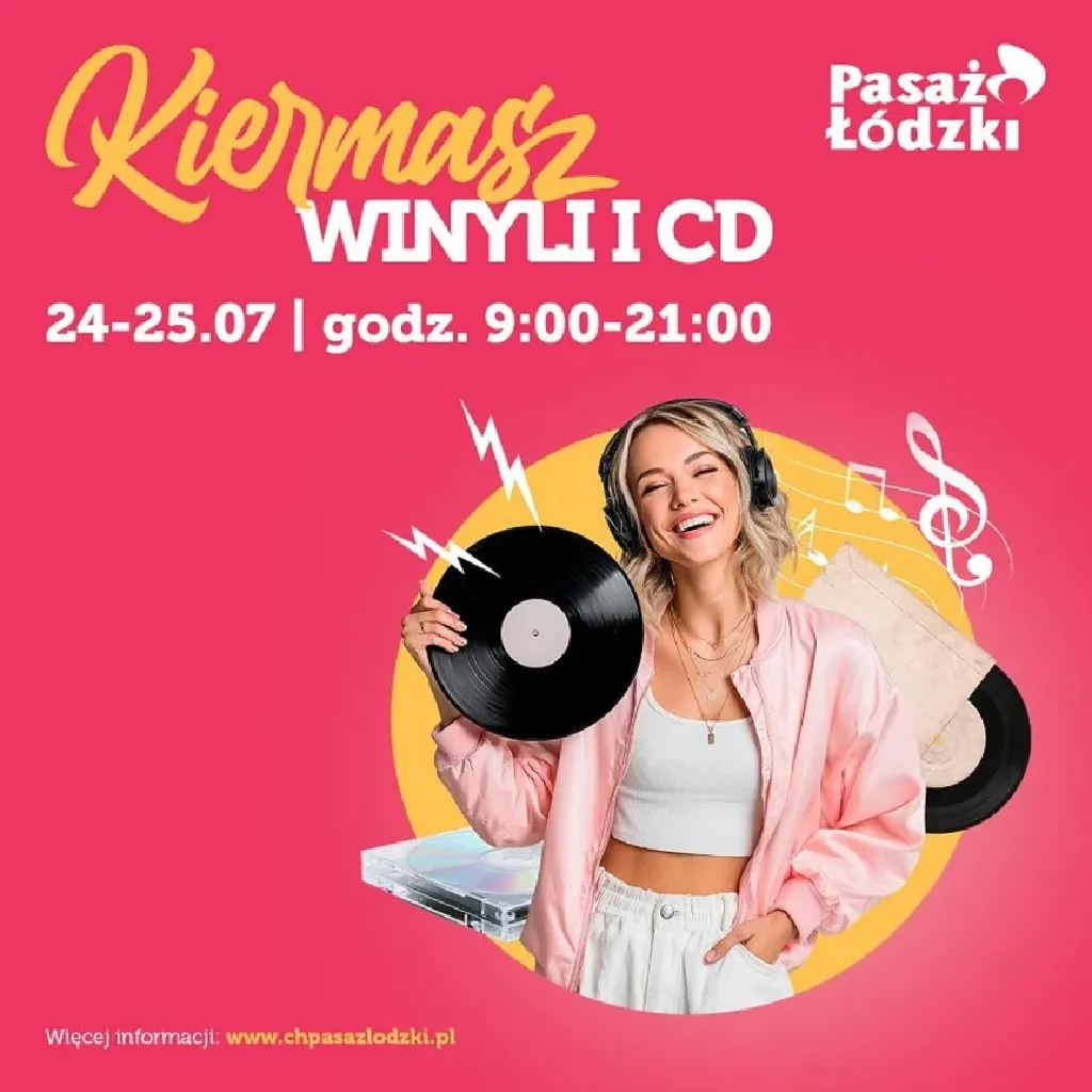 Kiermasz Winyli i CD w Pasażu Łódzkim