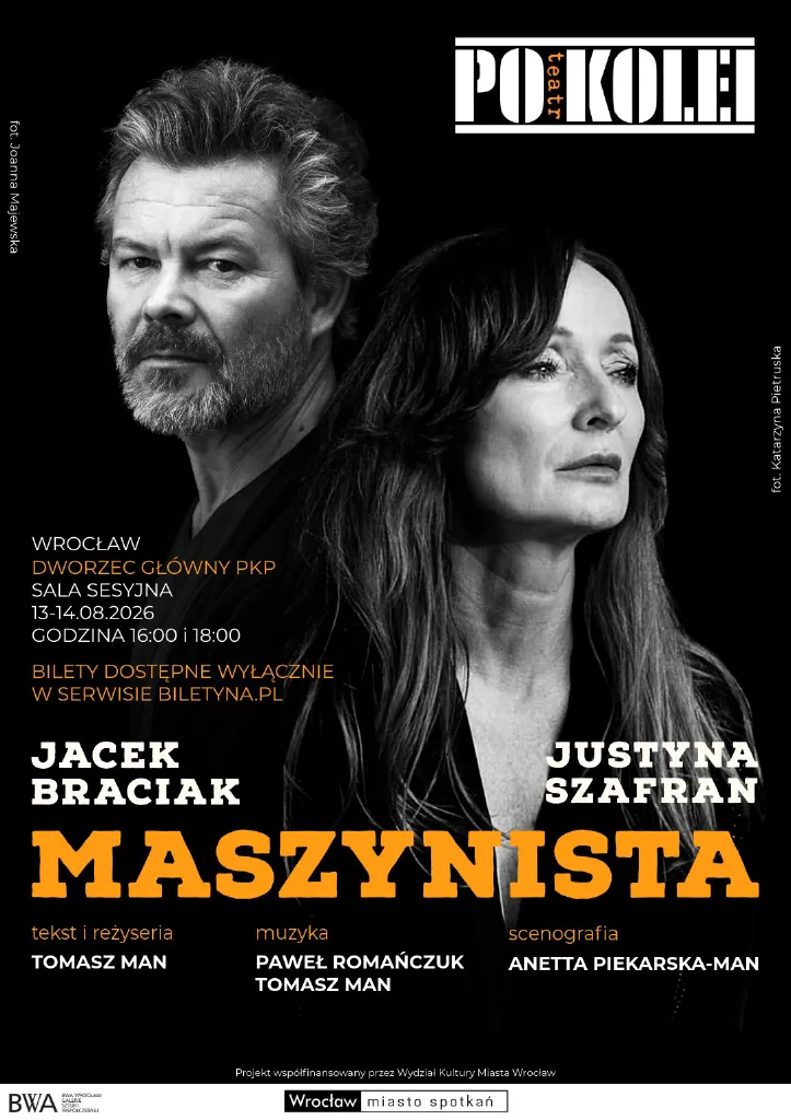 MASZYNISTA – spektakl na Scenie letniej Teatru PO KOLEI