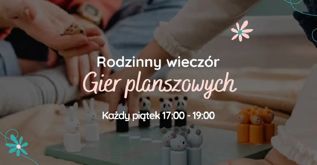 Rodzinny wieczór gier planszowych w Gerelis Family Cafe