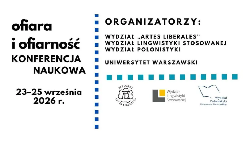Ofiara i ofiarność – konferencja naukowa