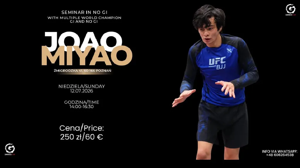Seminarium NO GI z Joao Miyao