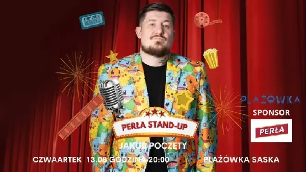 Stand-up na plaży Saska – Jakub Poczęty