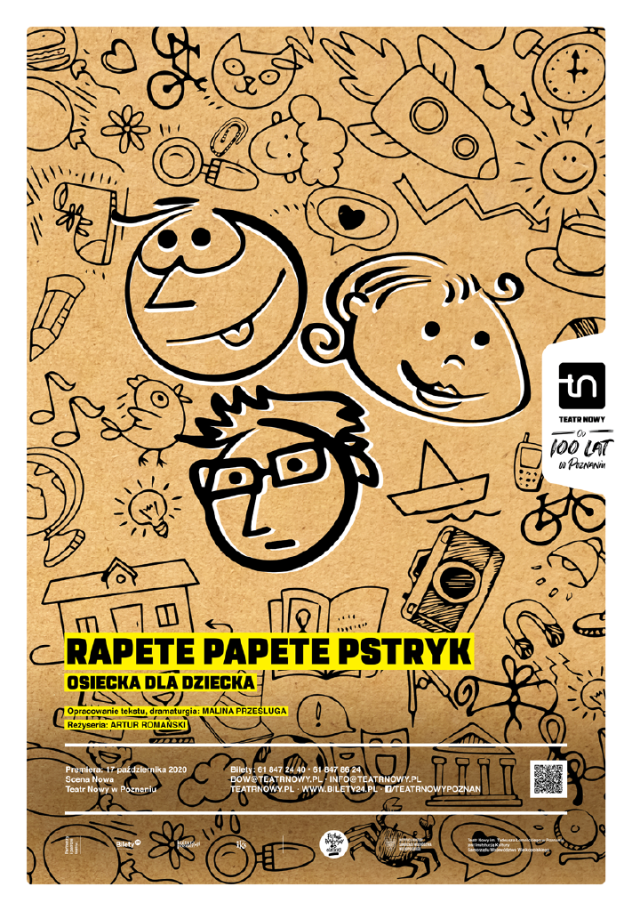 Rapete Papete Pstryk – spektakl muzyczny dla dzieci