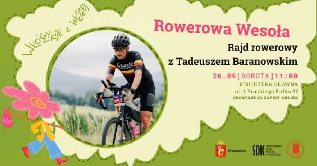 Rowerowa Wesoła – rajd z Tadeuszem Baranowskim