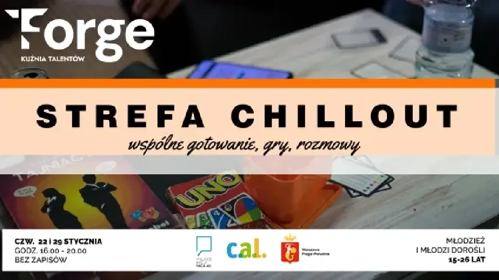 Strefa Chillout – czwartkowe spotkania dla młodzieży