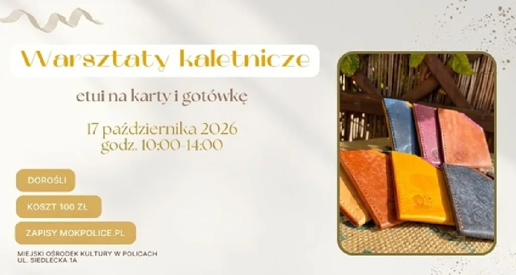 Skórzane etui – warsztaty kaletnicze