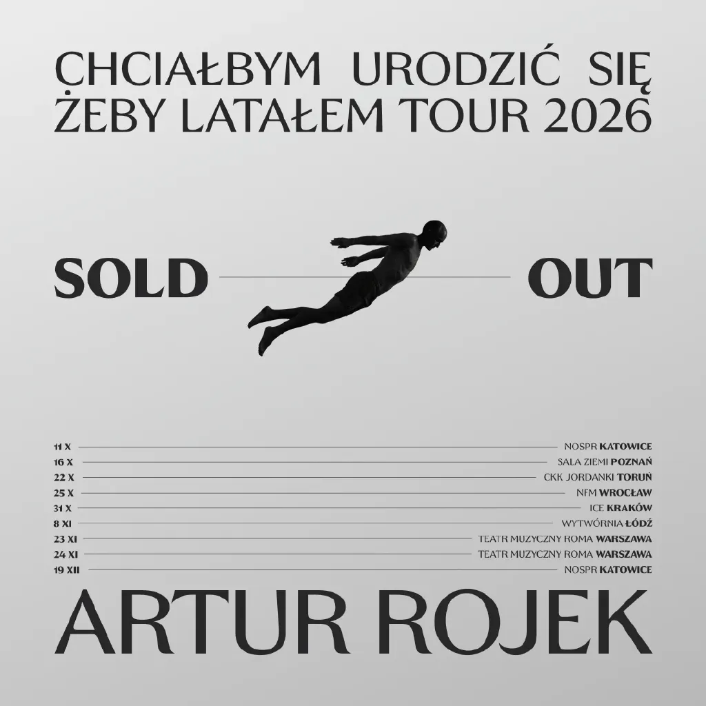 Artur Rojek – Chciałbym urodzić się żeby latałem Tour 2026